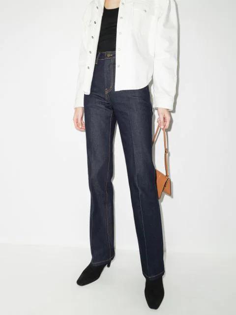 TOTÊME Square Pointed-toe Ankle Kitten-heel Boots In Black Suede