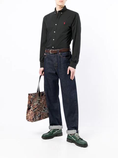 POLO RALPH LAUREN Shirt With Pony In Black