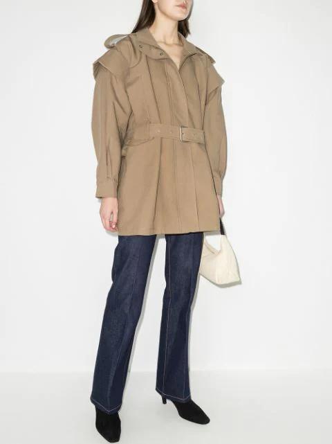 TOTÊME Square Pointed-toe Ankle Kitten-heel Boots In Black Suede