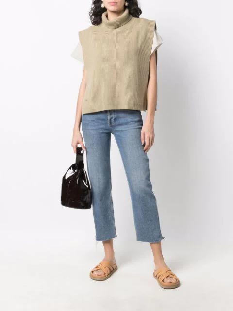 JOSEPH Jamila Crossover Strap Flat Sandals