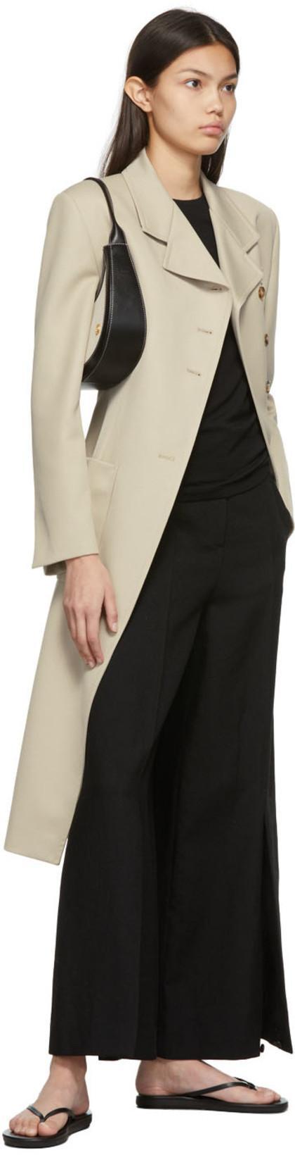 TOTÊME Classic Rib Tee In Black