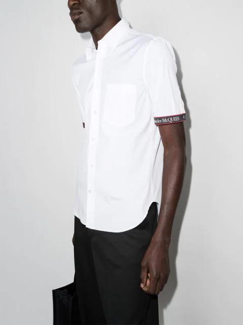 PRADA Triangle Logo Chocolate Brushed Leather Loafers In Black