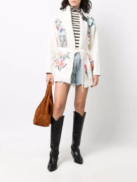 JIL SANDER Striped Longsleeve T-shirt In White