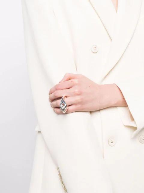 WARDROBE.NYC Double-breasted Blazer Dress In White