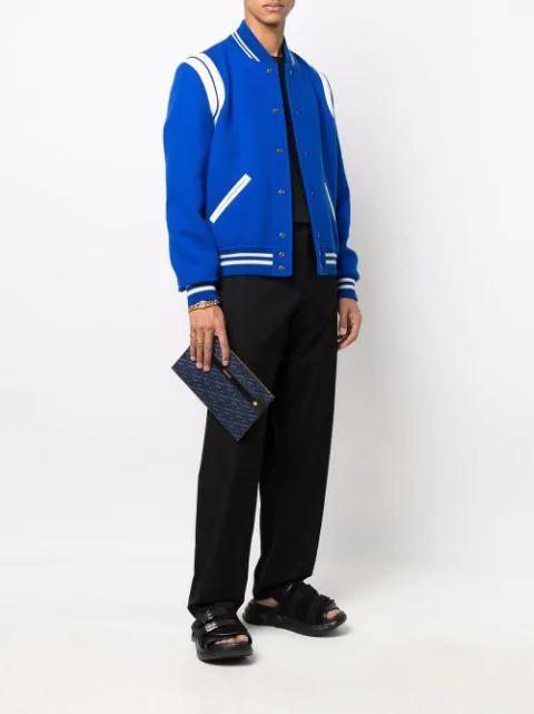 SAINT LAURENT Teddy Jacket In Wool In Black