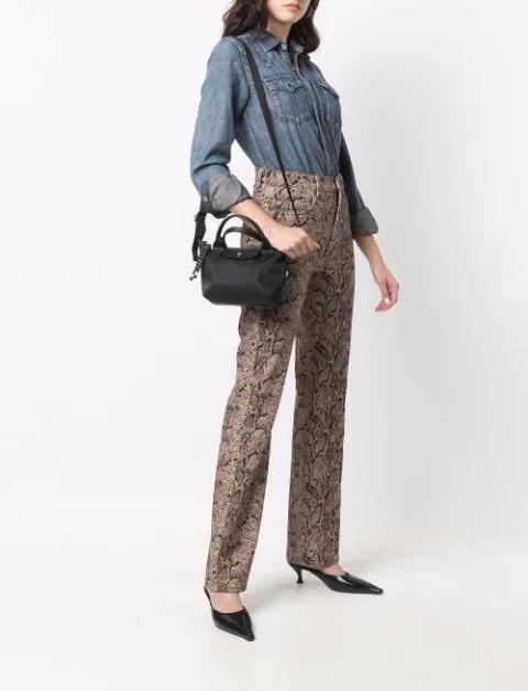 LONGCHAMP Xs Le Pliage Energy Top Handle Bag In Black