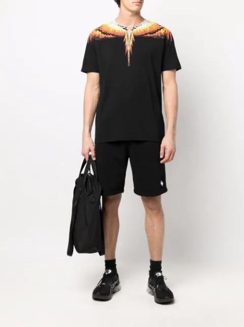 MARCELO BURLON COUNTY OF MILAN Marcelo Burlon Cotton Basket Shorts In Black