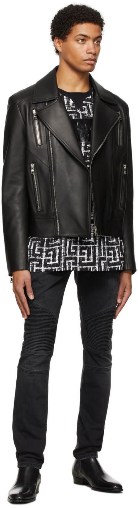 SAINT LAURENT Wyatt Calf Leather Chelsea Boots In Black