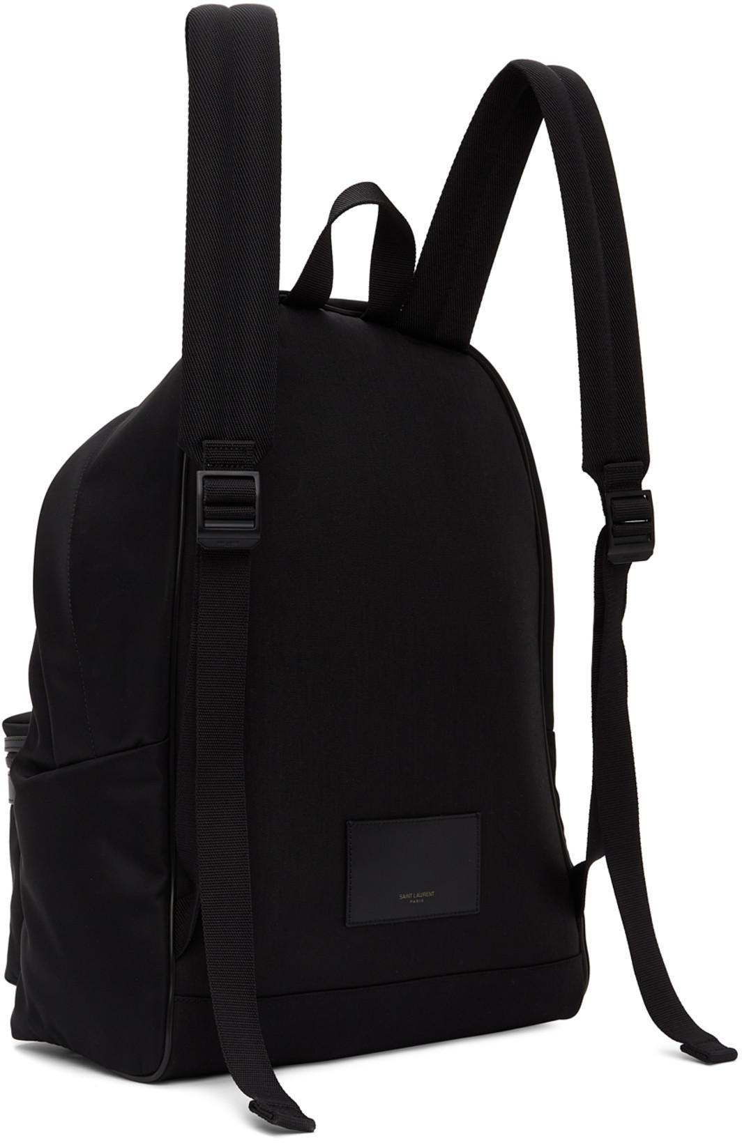 SAINT LAURENT Classic Motorcycle Puffer Jackets Black