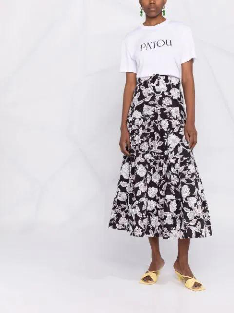PATOU White Logo-print T-shirt