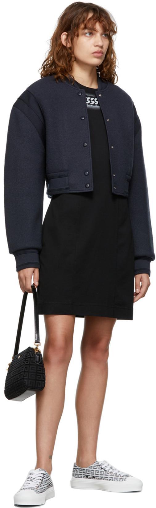 GIVENCHY Dress With 3d Chain Print In Black