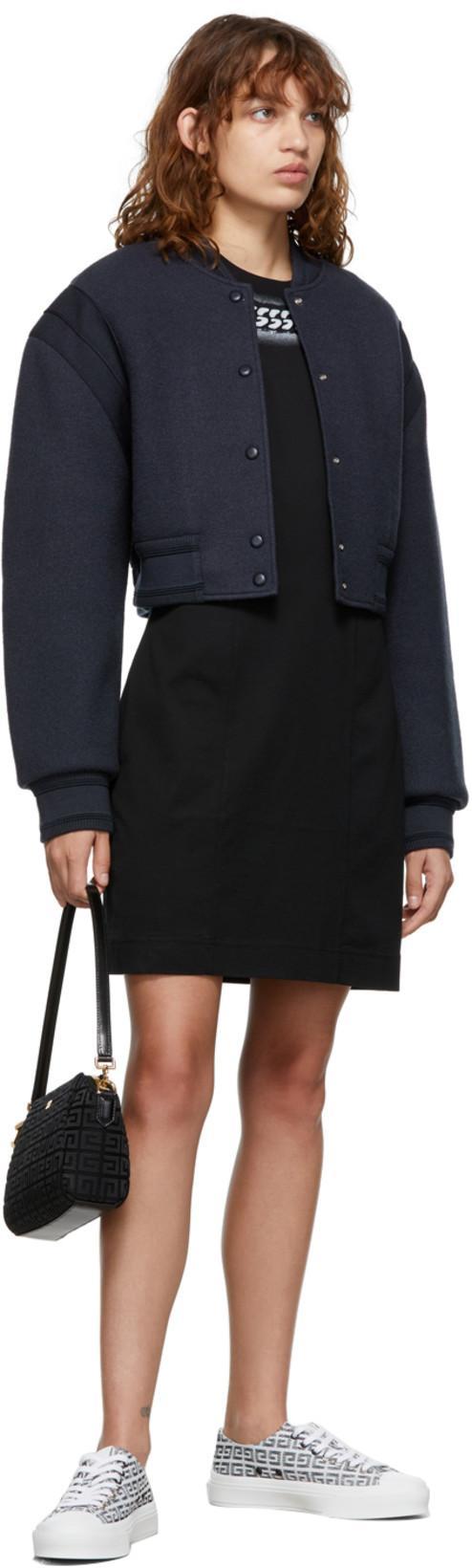 GIVENCHY Dress With 3d Chain Print In Black