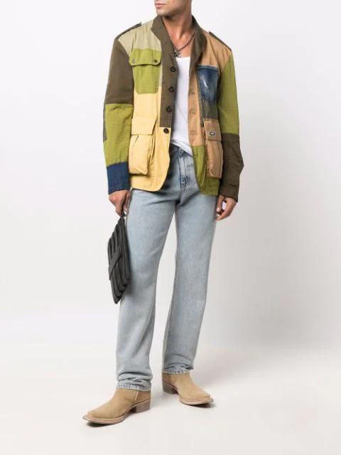 MISMO Woven Clutch Bag In Black