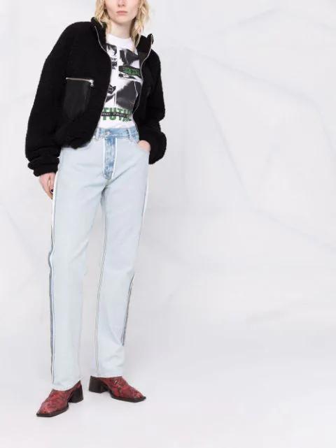 HELMUT LANG Reverse 1999 Straight-leg Jeans In Blue