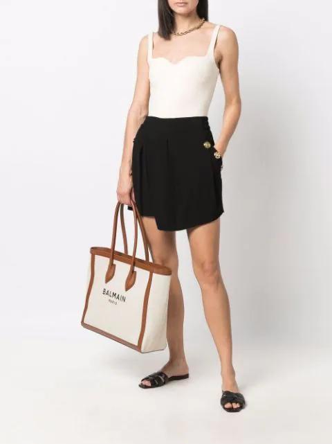 SAINT LAURENT Tribute Nu Pieds Embossed Croc Flat Sandals In Black