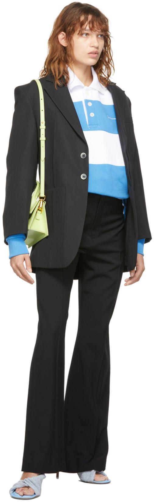 JACQUEMUS La Veste Dhomme Virgin Wool Blazer In Black