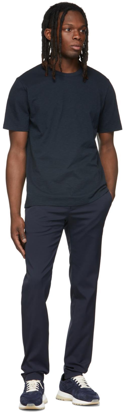 THEORY Cotton Luxe S/s T-shirt In Black