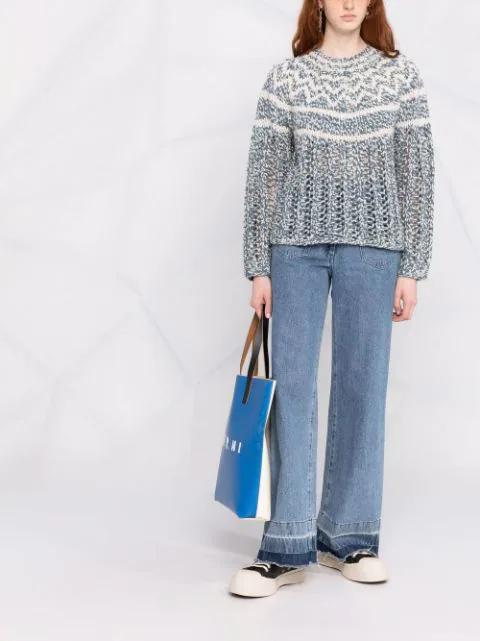 MARNI Black Smooth Leather Sneakers