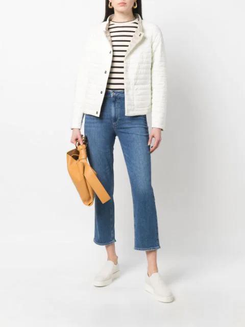 BOTTEGA VENETA Chelsea Leather Ankle Boots In Cream