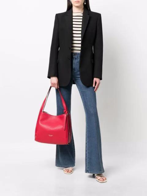 JIL SANDER Striped Longsleeve T-shirt In White