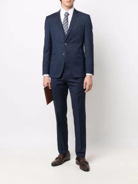 DOLCE & GABBANA Dg Striped Jacquard Cotton Poplin Shirt In White