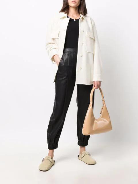 TOTÊME Organic Cotton Blend Rib Tank Top In Black