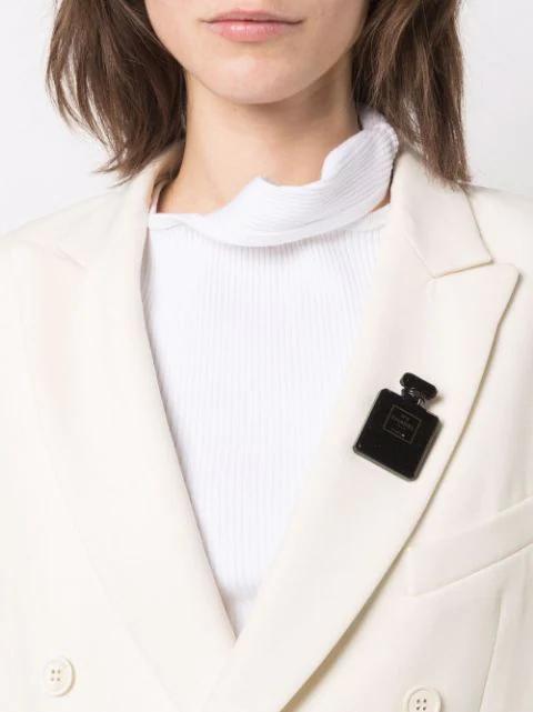 WARDROBE.NYC Double-breasted Blazer Dress In White