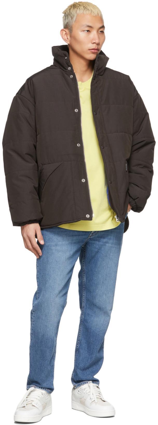 ACNE STUDIOS Slim Organic Cotton Denim Cropped Jeans In Blue