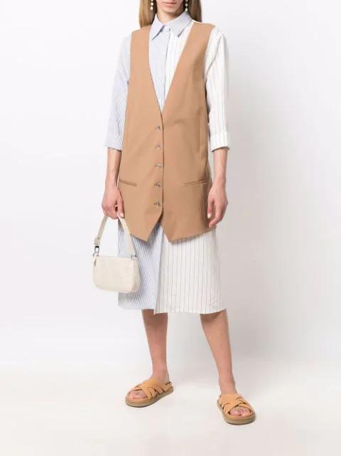 JOSEPH Jamila Crossover Strap Flat Sandals