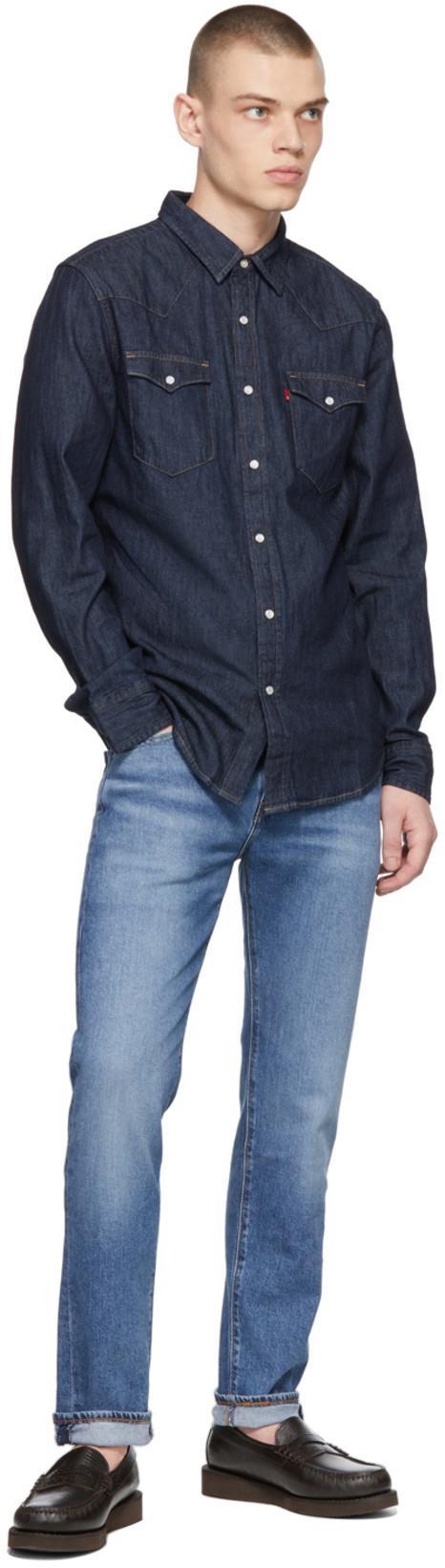 LEVI'S Levis Barstow Western Long Sleeved Shirt Black