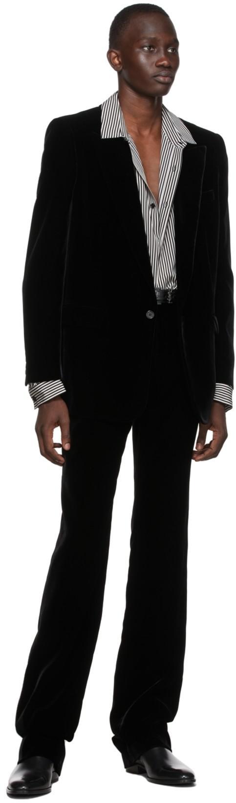 SAINT LAURENT Man Ankle Boots Black Size 9 Calfskin