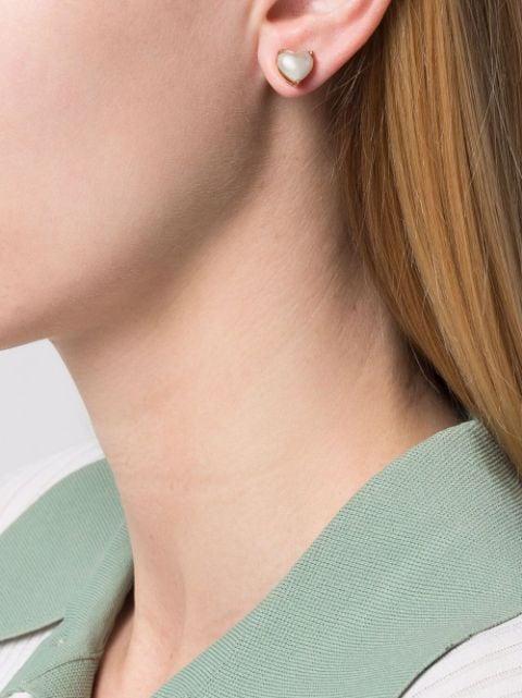 KATE SPADE My Love Heart Earrings In Gold