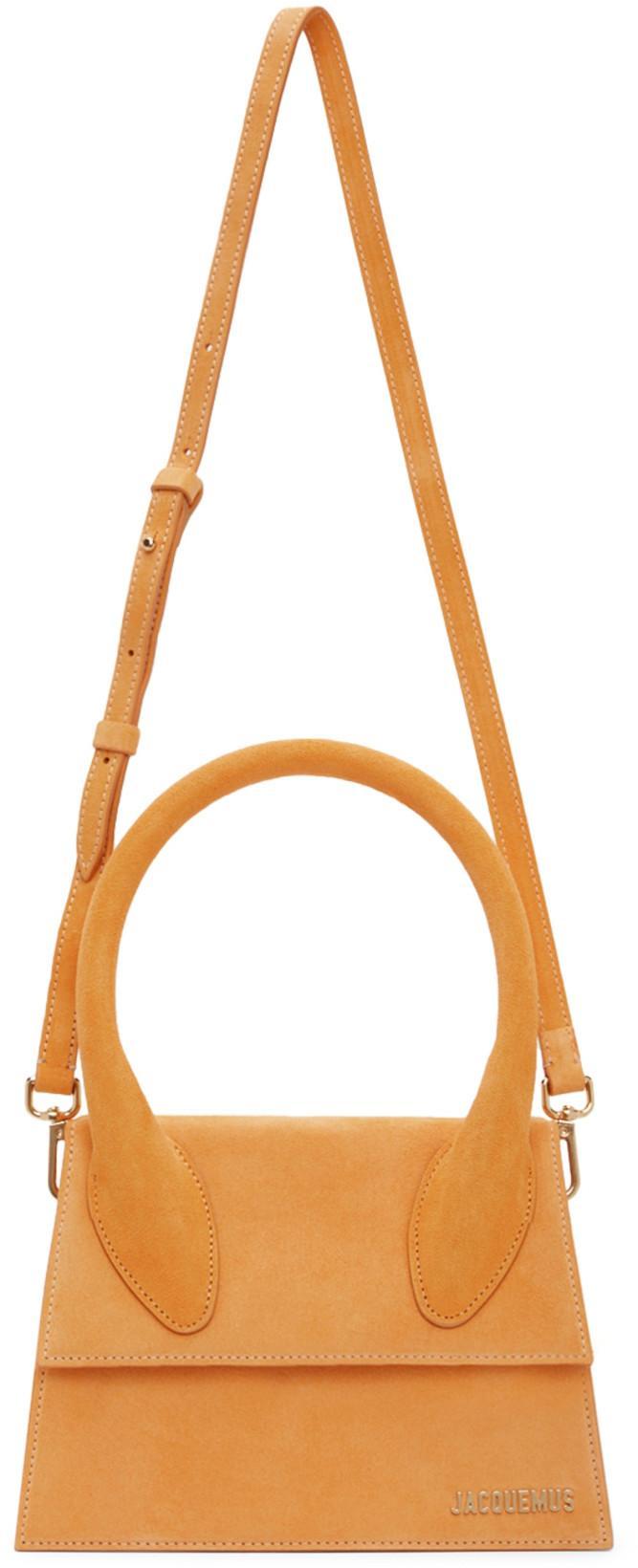 JACQUEMUS Le Splash Arancia Ribbed-knit Shorts In Orange