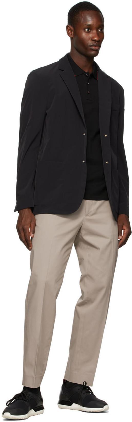 MONCLER This Polo Shirt Features A Timeless Design That Transcends The Seasons In Black