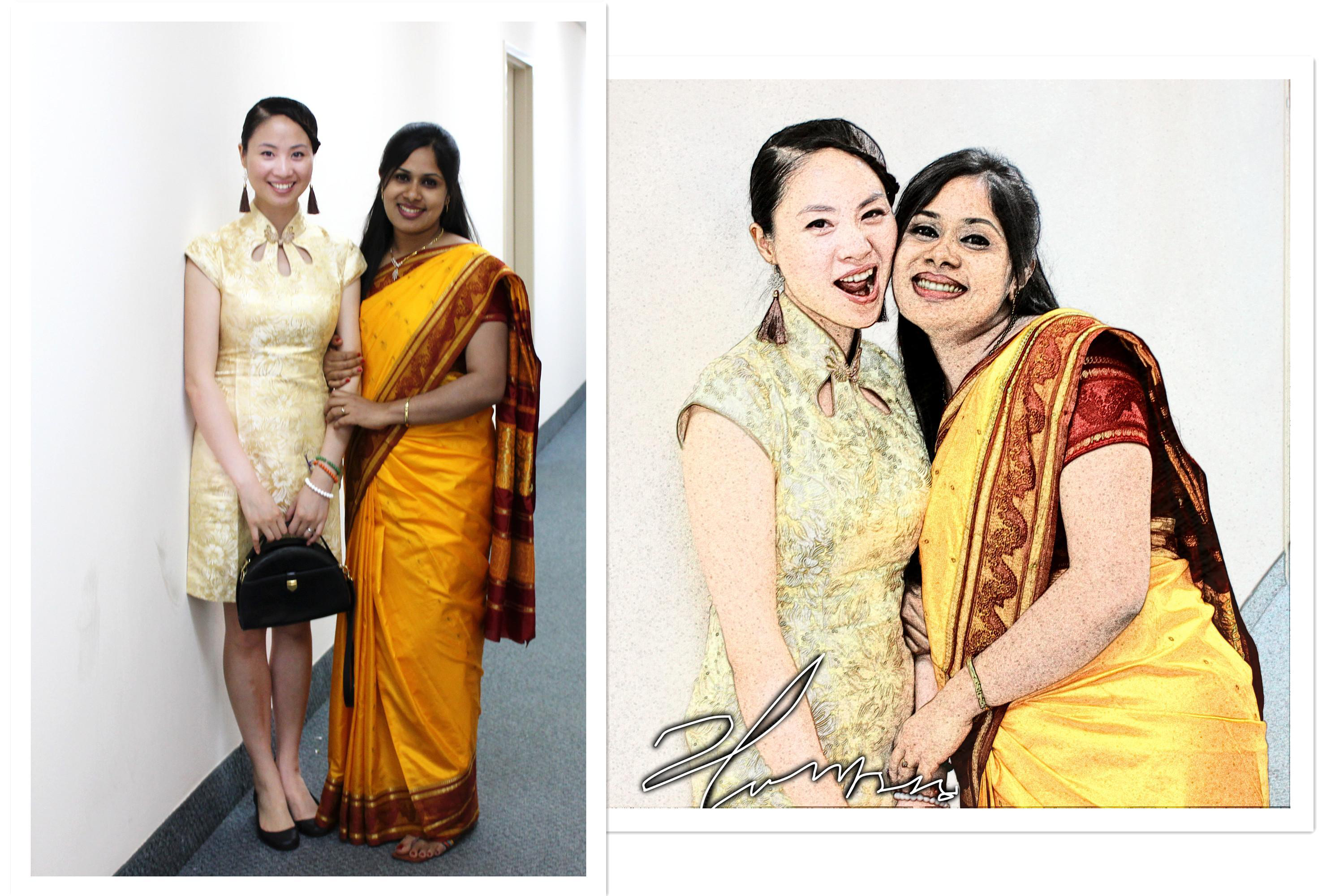 DOLCE & GABBANA Gold Metallic Stretch Bodycon Ruched Dress