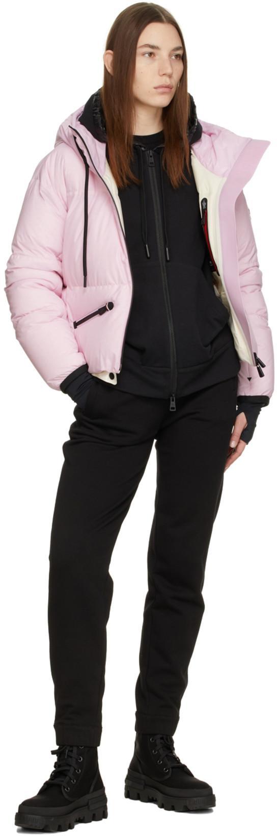 MONCLER Allesaz Stretch-trimmed Quilted Shell Down Jacket In Pink