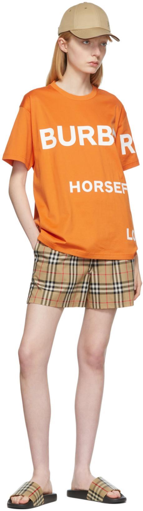 BURBERRY Check Slide Flat Open Toe Slippers In Black