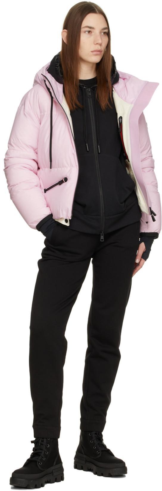 MONCLER Allesaz Stretch-trimmed Quilted Shell Down Jacket In Pink