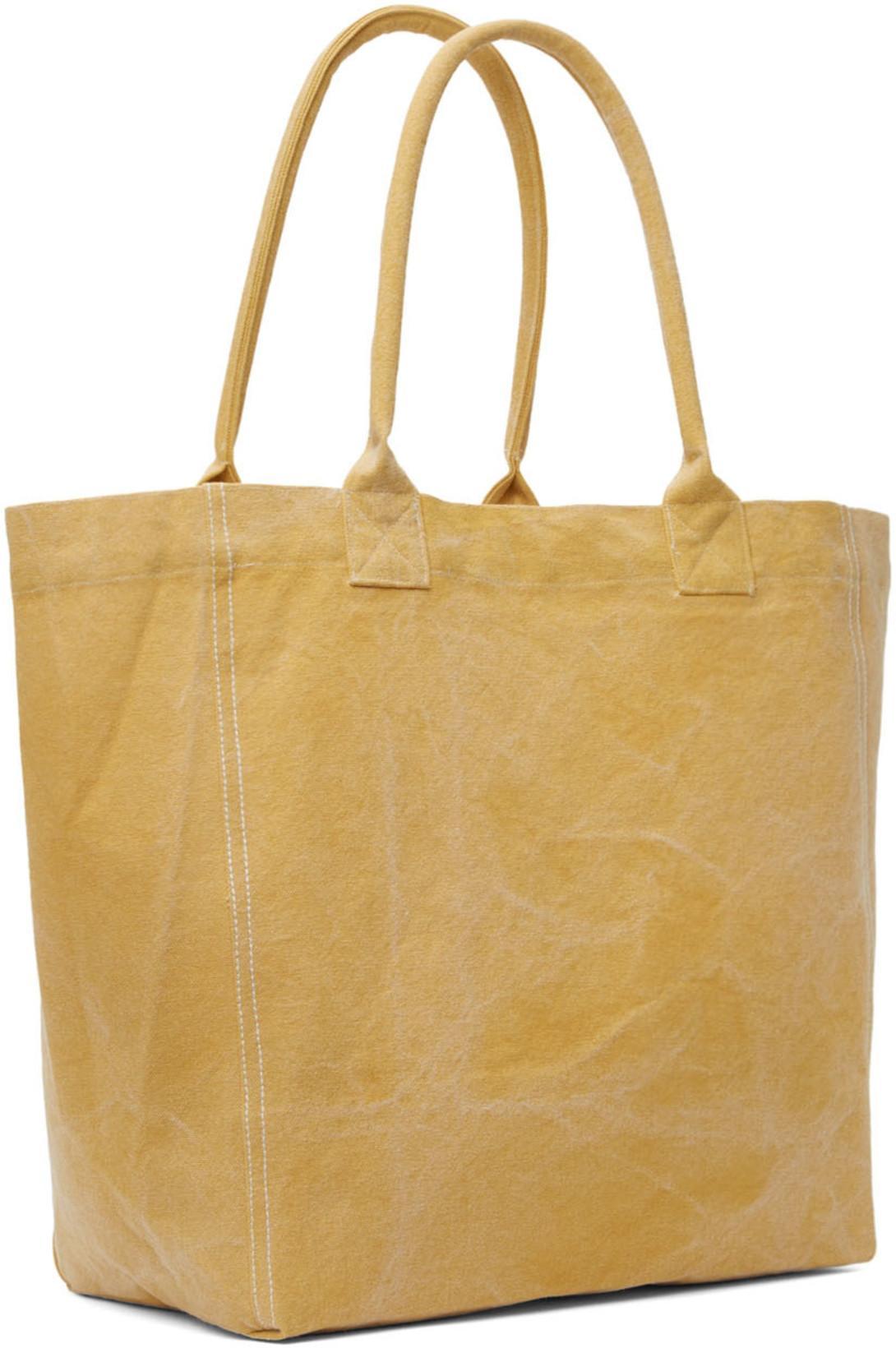 ISABEL MARANT Yellow Denim Haley Bucket Hat