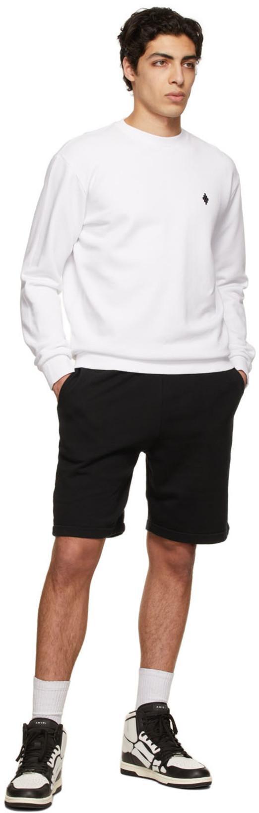 MARCELO BURLON COUNTY OF MILAN Marcelo Burlon Cotton Basket Shorts In Black