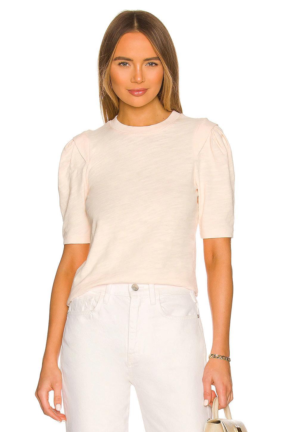 FRAME The Pencil Crop High Waist Ankle Slim Straight Leg Jeans In White