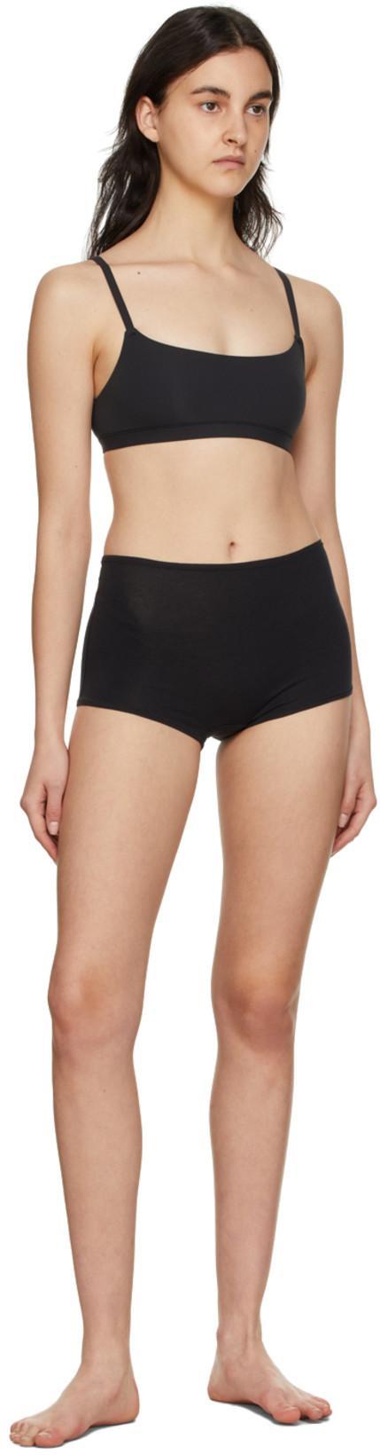 SKIMS Fits Everybody Scoop Neck Bralette In Black