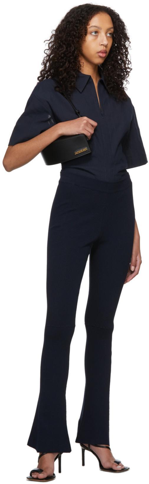 JACQUEMUS Le Pantalon Obiou Pant Black
