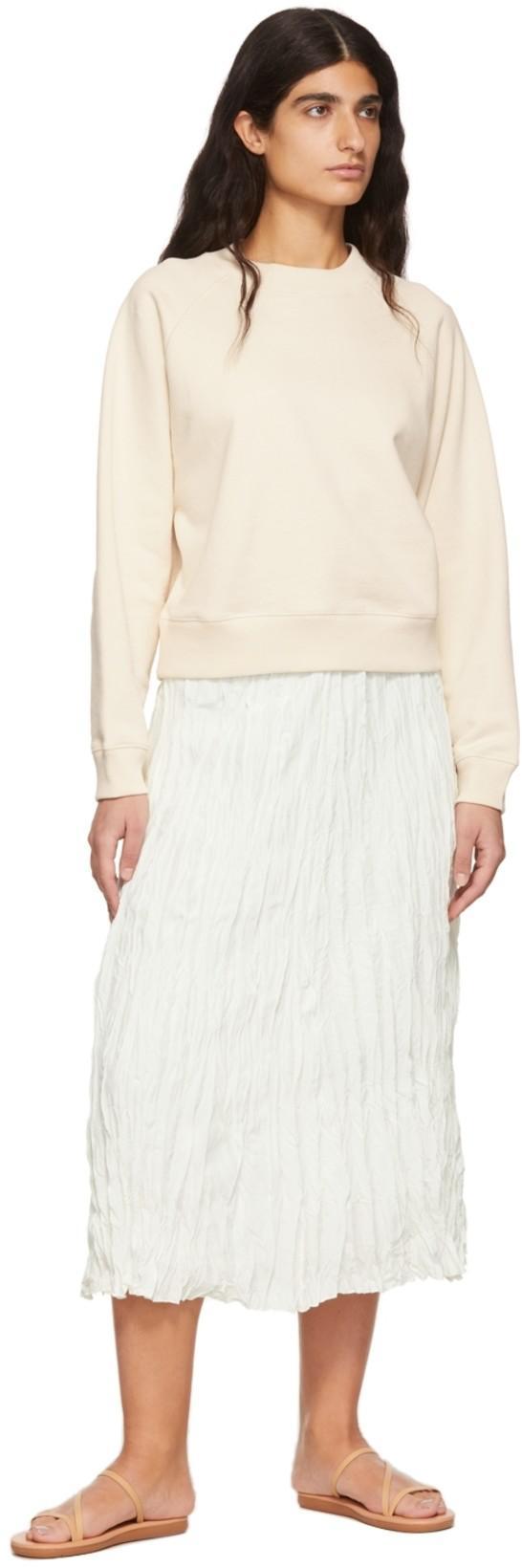 FLEUR DU MAL Off-white Luxe Triangle Bra In 0300 Ivory