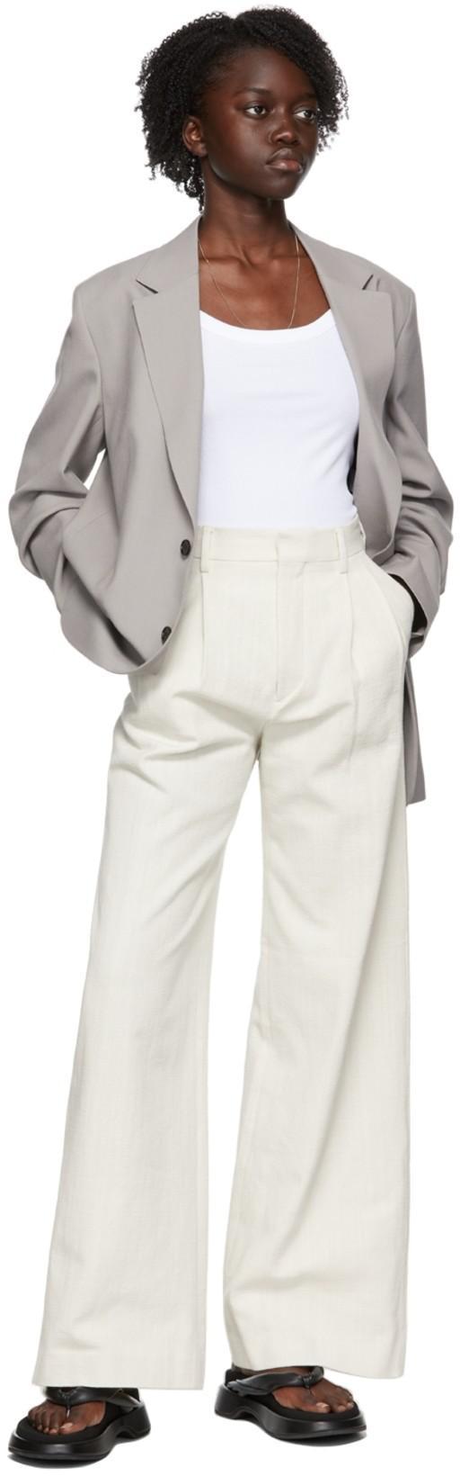 FILIPPA K White Organic Cotton Tank Top