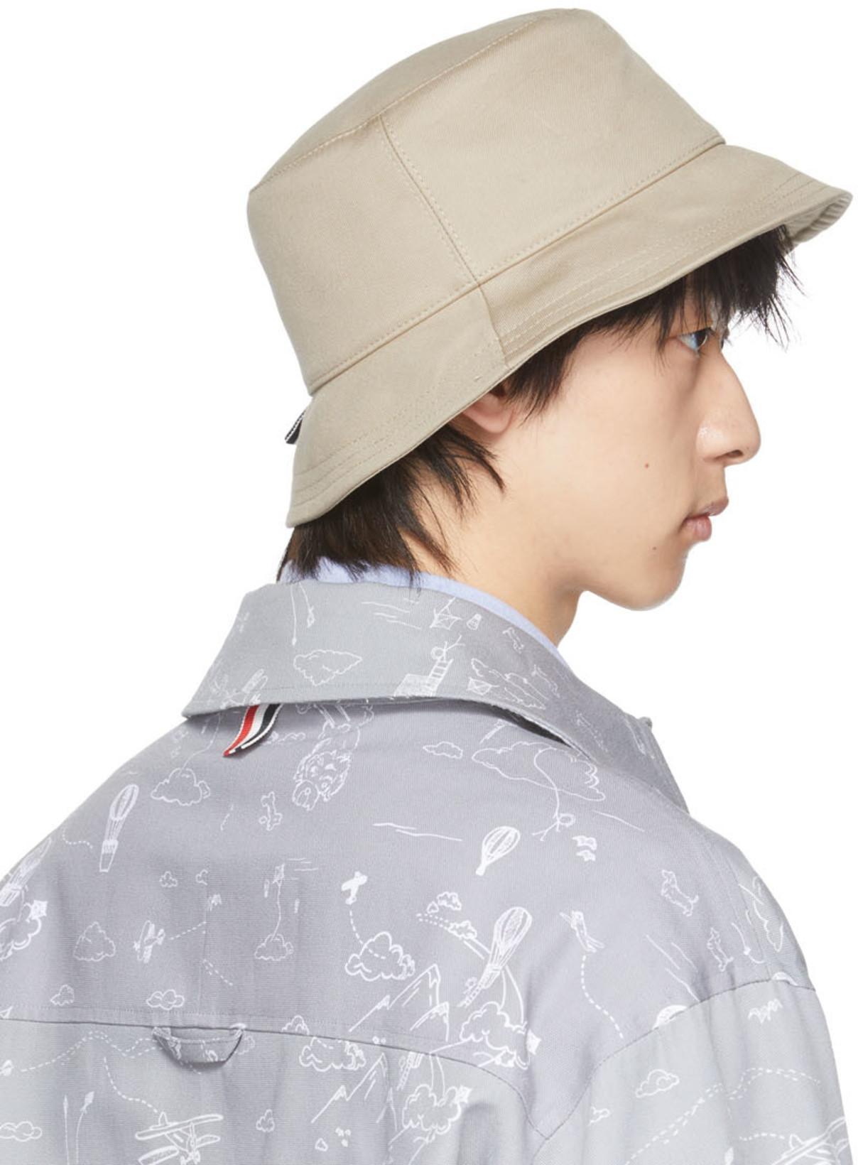 THOM BROWNE Flannel 4-bar Straight Fit Shirt Man Polo Shirt Multicolored Size L Cotton In Blue