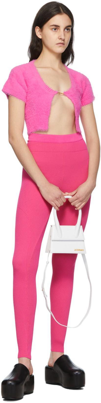 JACQUEMUS La Maille Neve Cardigan In Pink