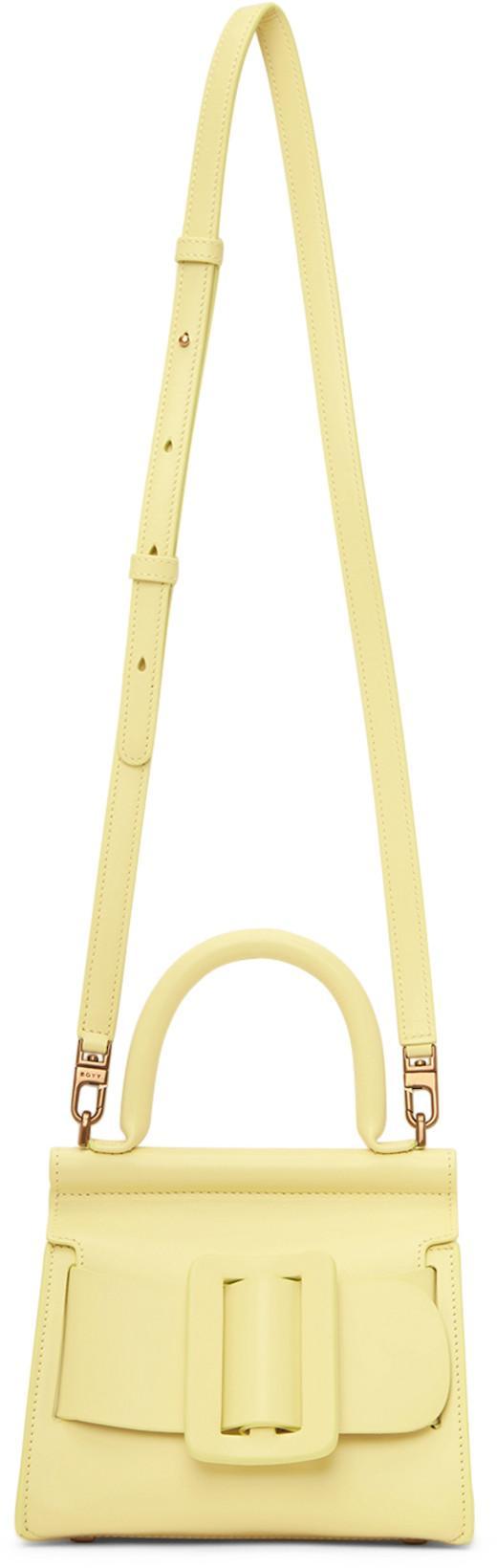 BOYY Ssense Exclusive Yellow Karl 19 Shoulder Bag In Spark