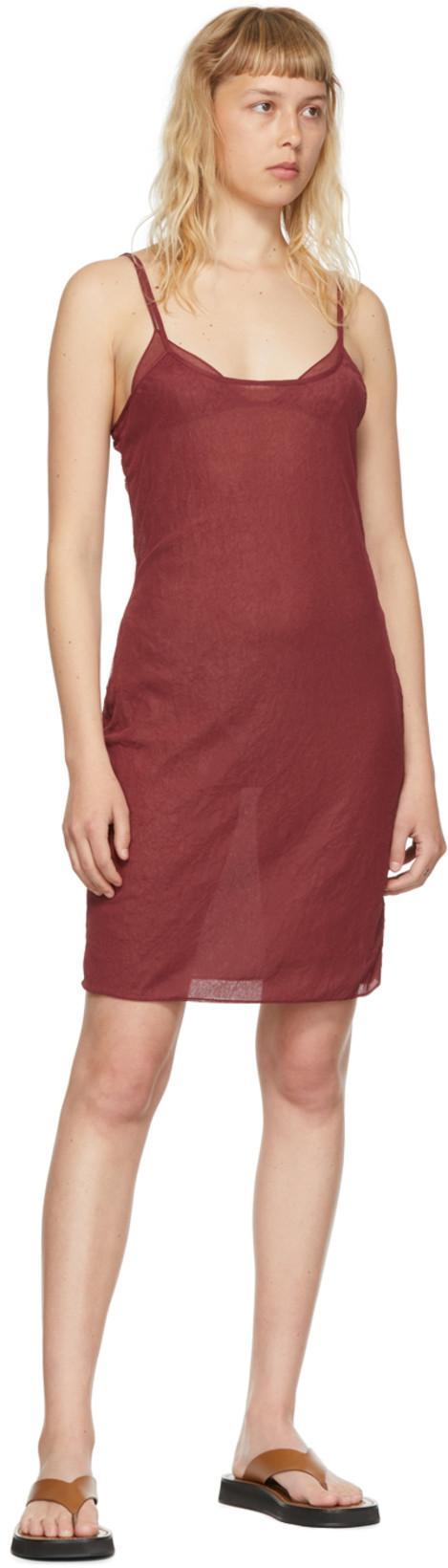 THE ROW Ginza Flip-flop Smooth Calfskin Sandals In Brown