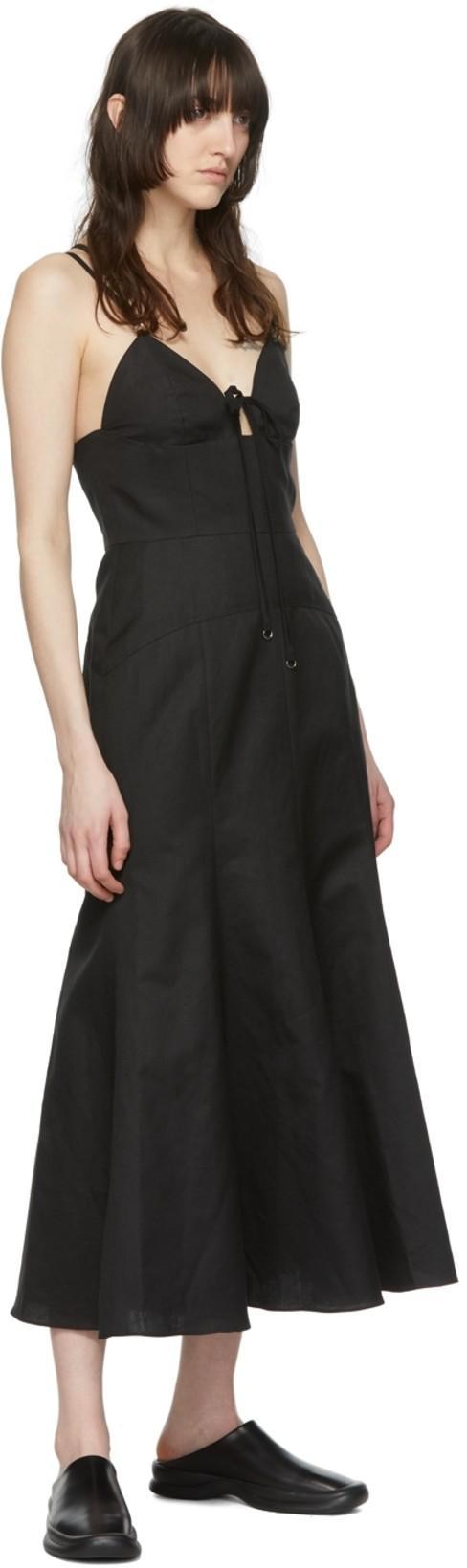 GIANVITO ROSSI Black Patent Ribbon Stiletto 105 Heeled Sandals